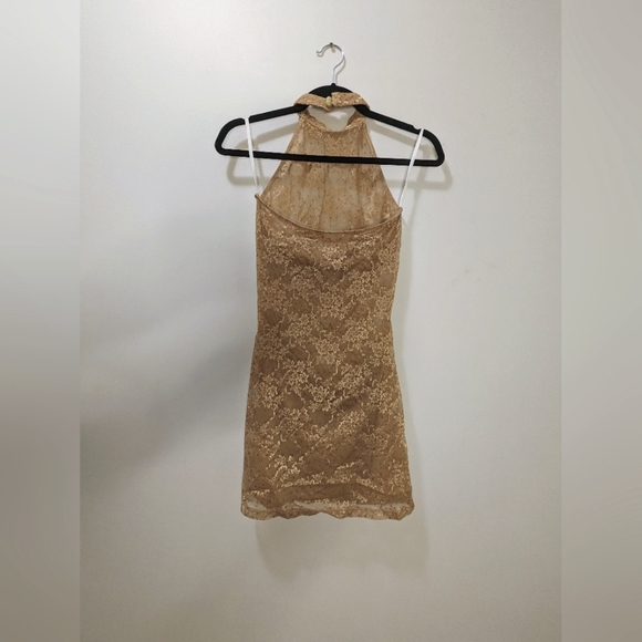 Vintage 90s Halter Dress - Picture 2 of 2